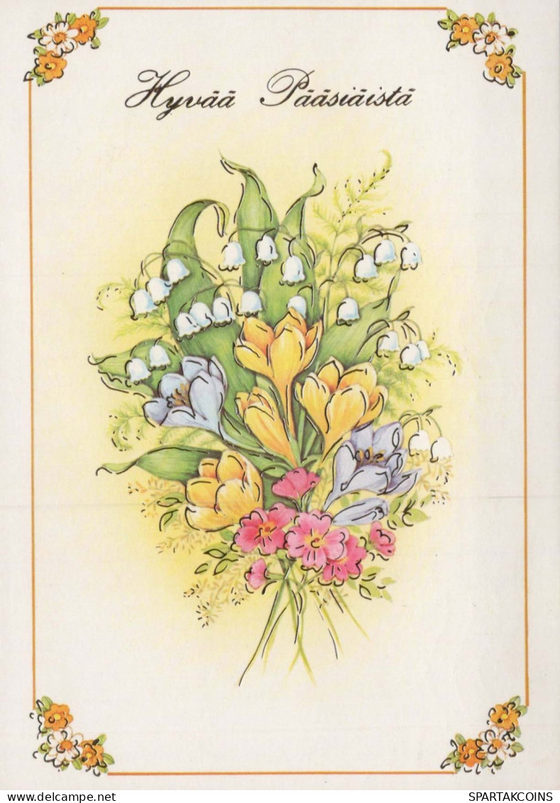 FLEURS Vintage Carte Postale CPSM #PAR017.FR - Flowers