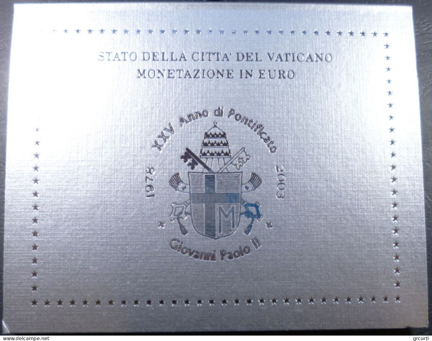 Vaticano - 2003 - Giovanni Paolo II° - Serie Zecca 8 Valori - A. XXV - Vaticaanstad