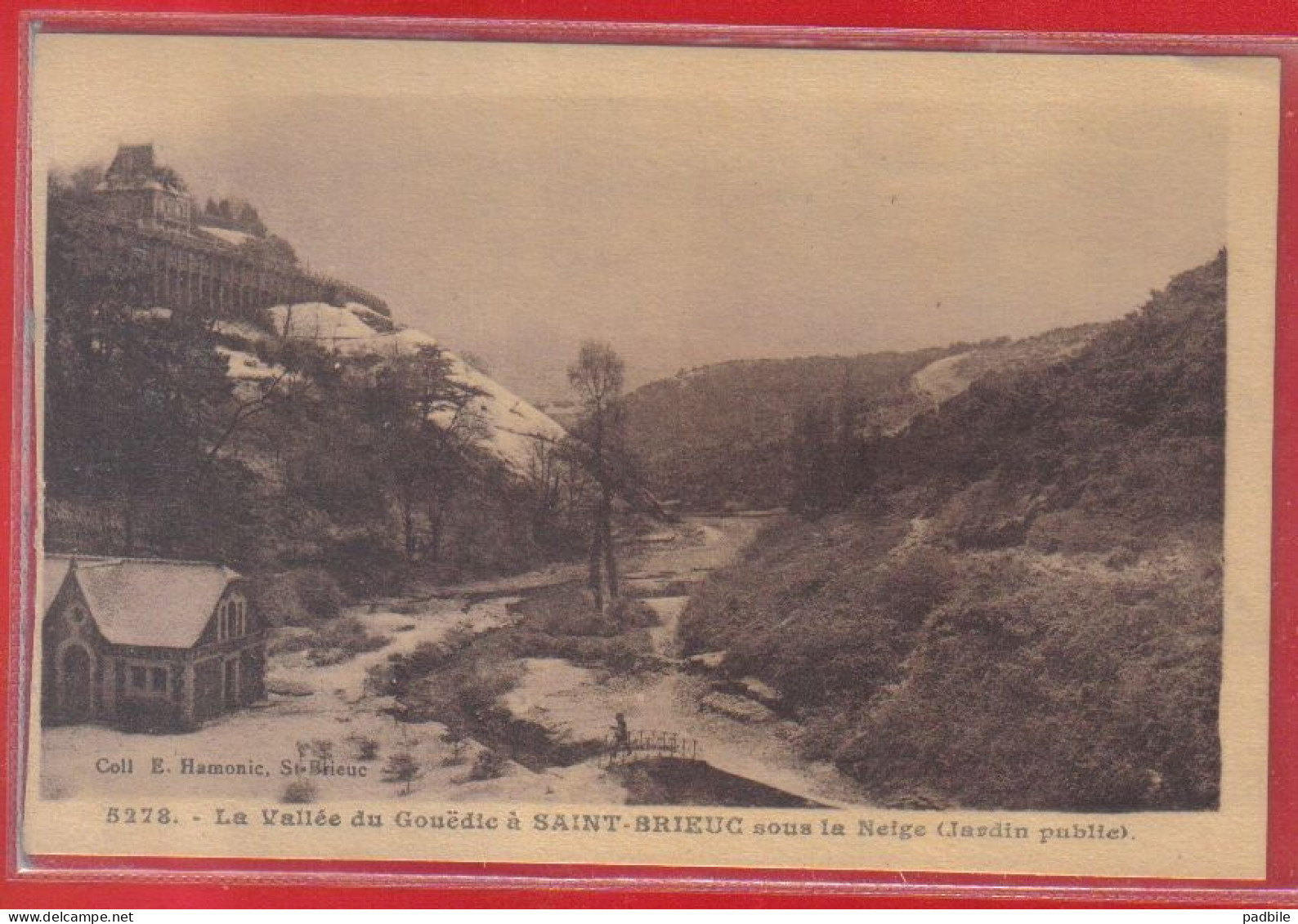 Carte Postale  22. Saint-Brieuc  Sous La Neige Très Beau Plan - Saint-Brieuc