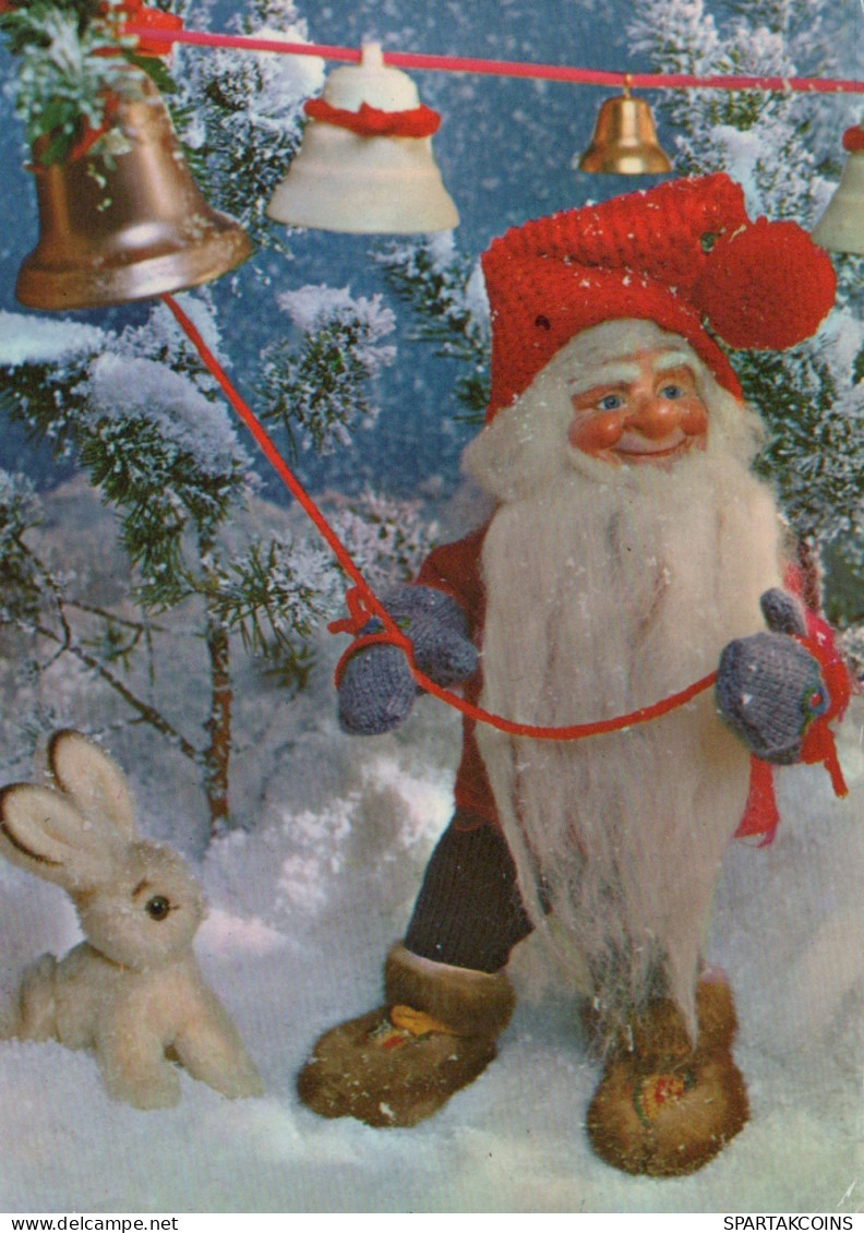 PÈRE NOËL NOËL Fêtes Voeux Vintage Carte Postale CPSM #PAK019.FR - Santa Claus