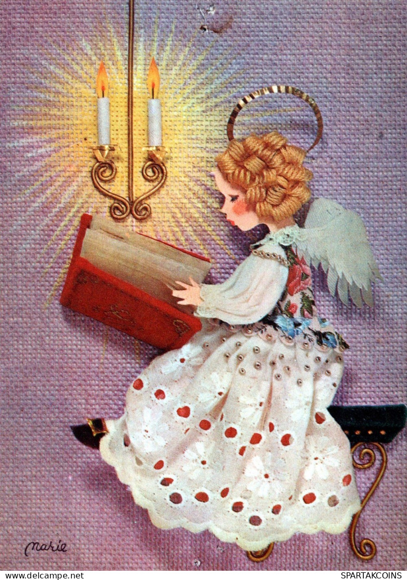 ANGE NOËL Vintage Carte Postale CPSM #PAJ277.FR - Angels