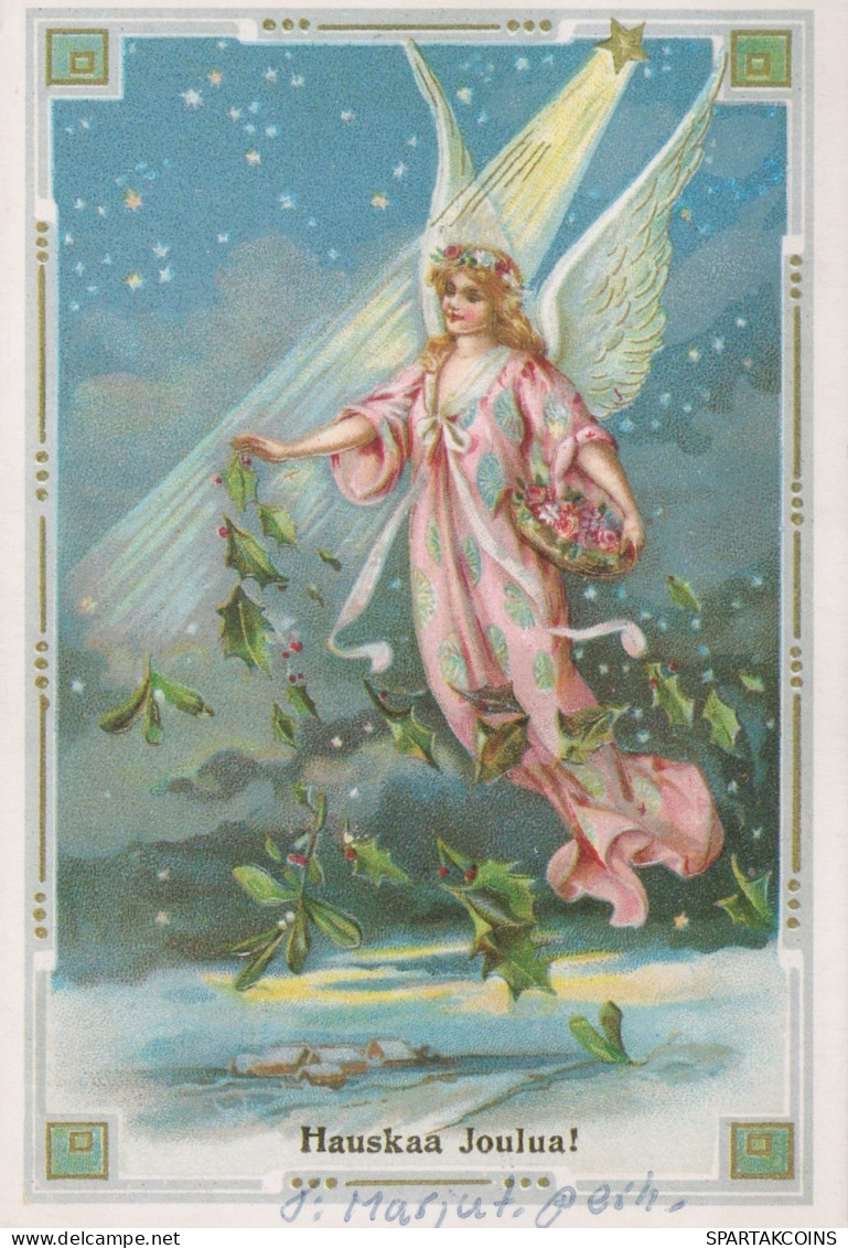 ANGE NOËL Vintage Carte Postale CPSM #PAH700.FR - Angels