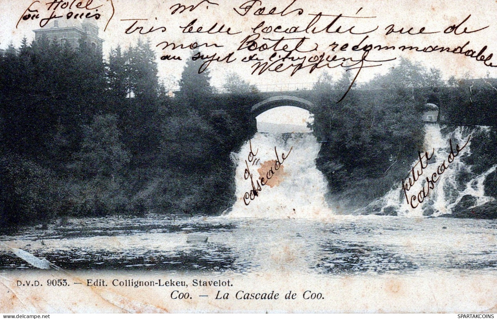 BÉLGICA CASCADA DE COO Provincia De Lieja Postal CPA #PAD018.ES - Stavelot