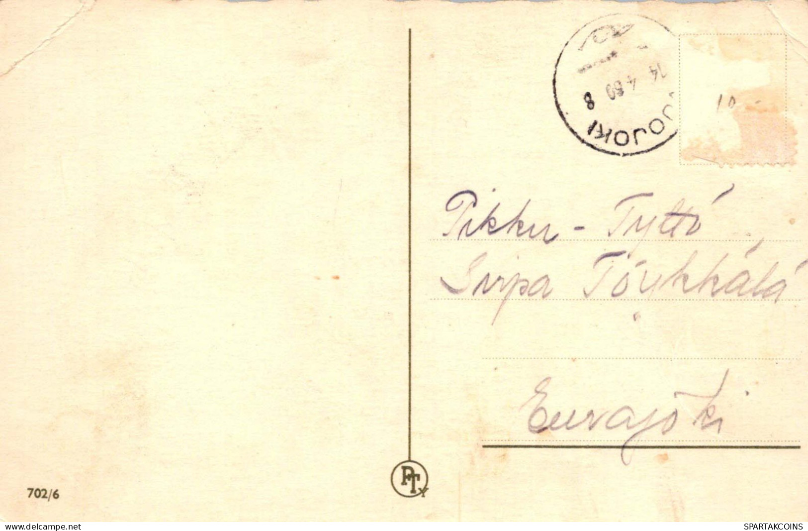 PASCUA NIÑOS HUEVO Vintage Tarjeta Postal CPA #PKE370.ES - Ostern