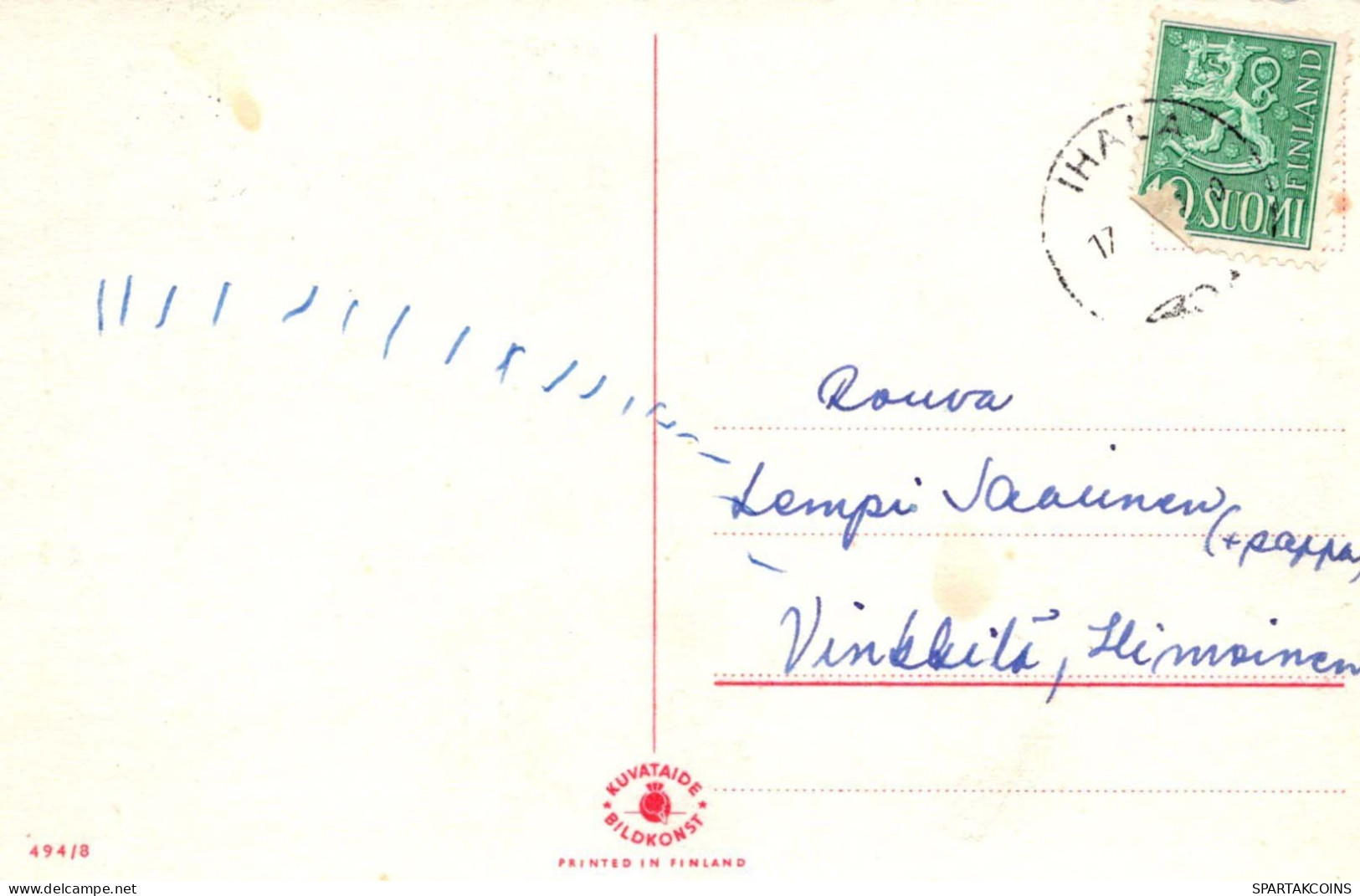 PASCUA POLLO HUEVO Vintage Tarjeta Postal CPA #PKE116.ES - Ostern