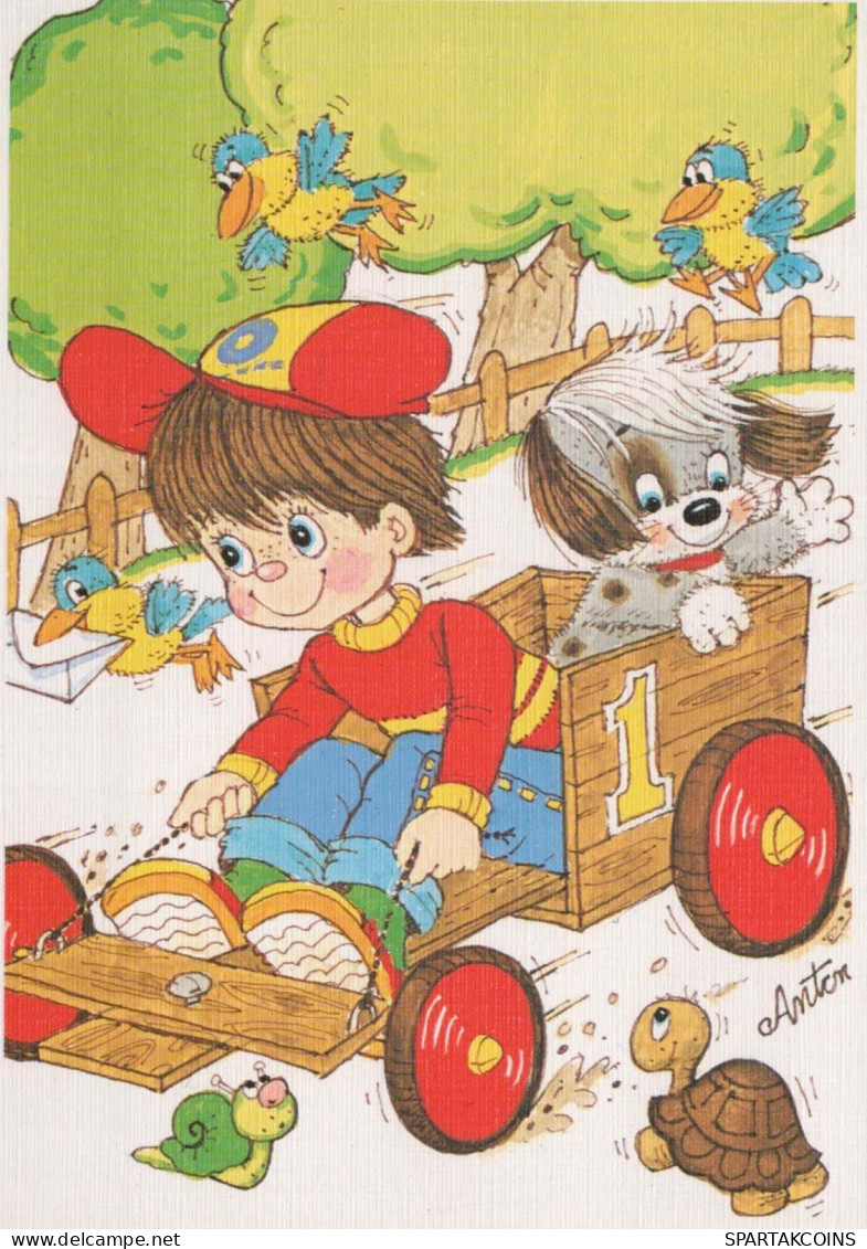 NIÑOS HUMOR Vintage Tarjeta Postal CPSM #PBV284.ES - Cartes Humoristiques