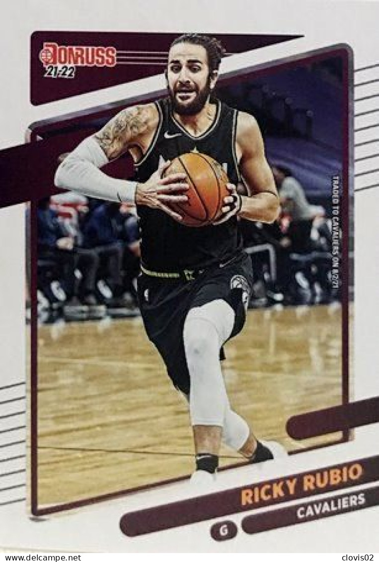 51 Ricky Rubio - Cleveland Cavaliers - Carte Panini NBA Donruss 2021-2022 - Sonstige & Ohne Zuordnung