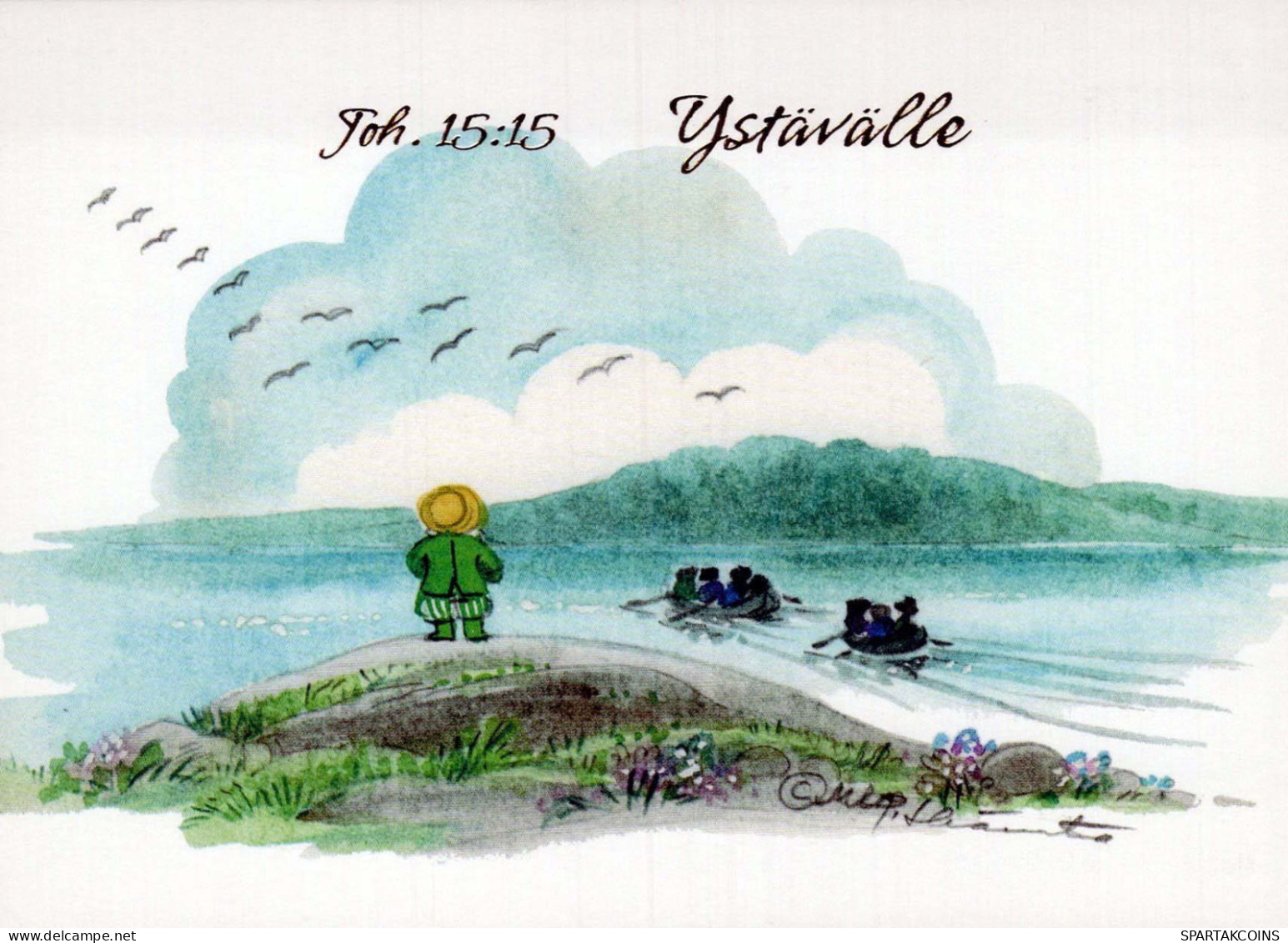 NIÑOS NIÑOS Escena S Paisajes Vintage Tarjeta Postal CPSM #PBT065.ES - Scènes & Paysages