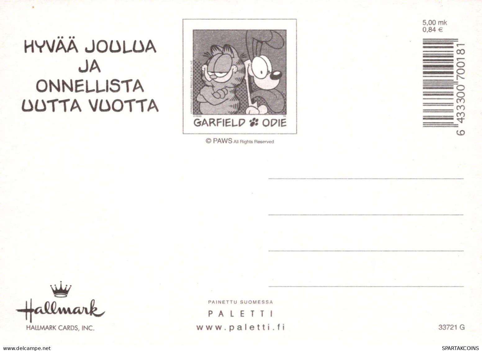 GATO GATITO Animales Vintage Tarjeta Postal CPSM #PBQ903.ES - Chats