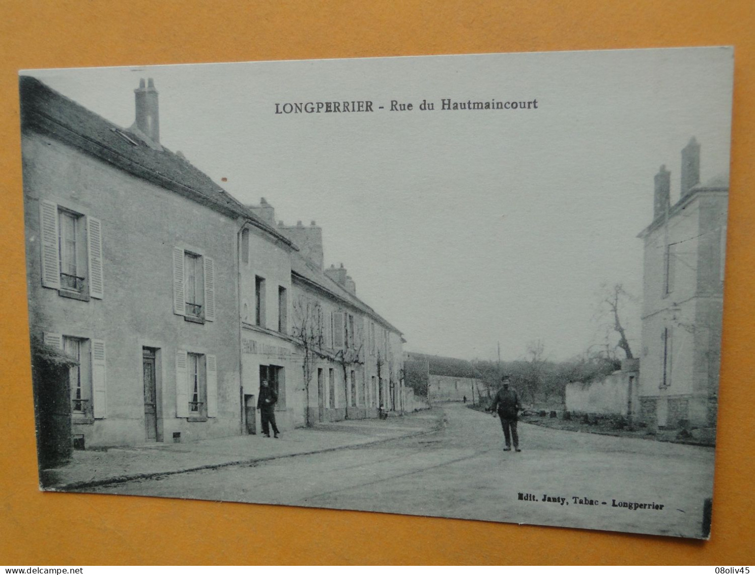 LONGPERRIER -- Lot 2 Cpa Différentes ANIMEES - Rue Du Hautmaincourt Et Troupeau De Moutons - BEL ENSEMBLE - Otros & Sin Clasificación