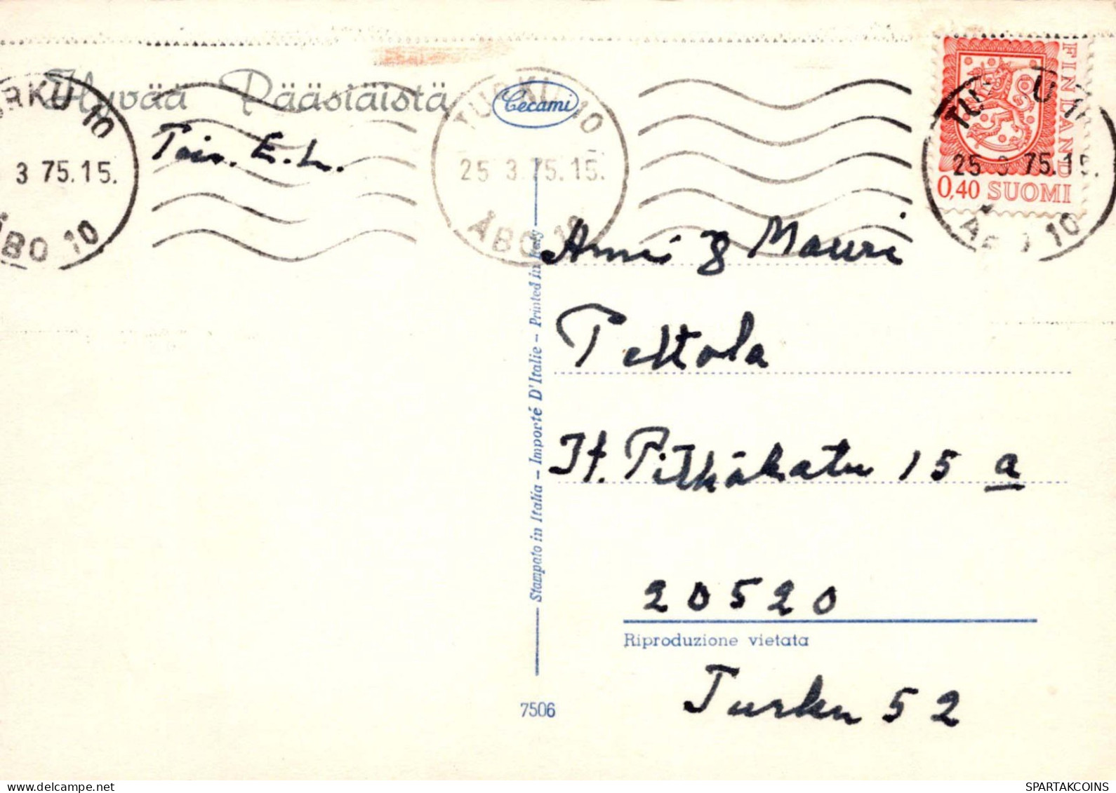 PASCUA POLLO HUEVO Vintage Tarjeta Postal CPSM #PBO673.ES - Ostern