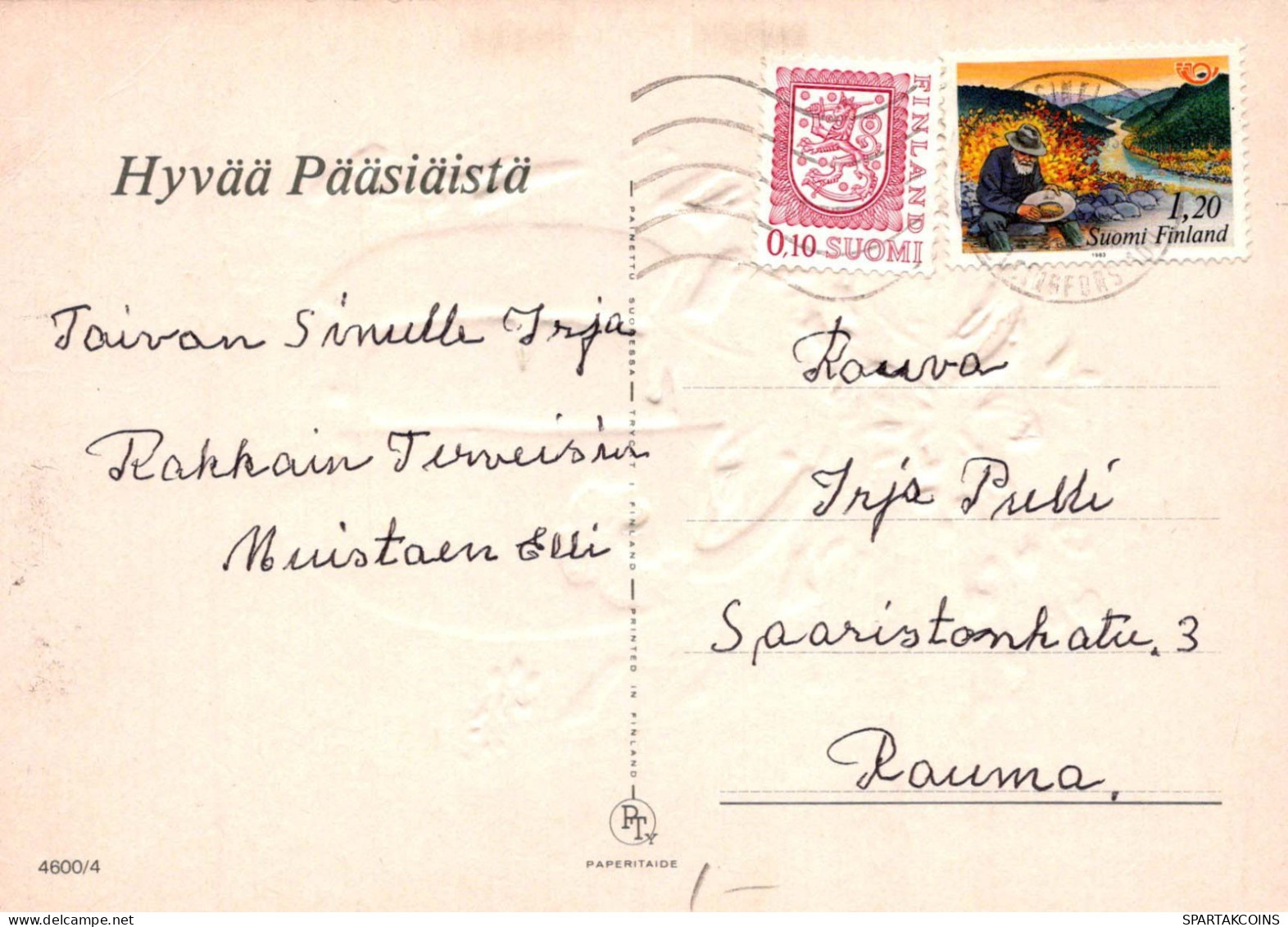 PASCUA HUEVO Vintage Tarjeta Postal CPSM #PBO168.ES - Ostern