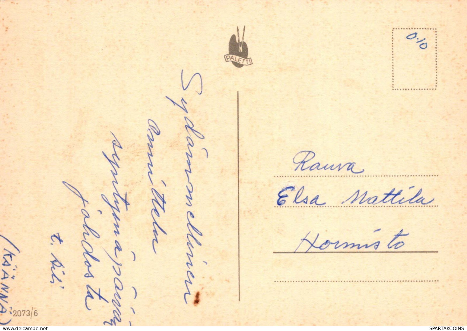 PASCUA NIÑOS Vintage Tarjeta Postal CPSM #PBO292.ES - Ostern