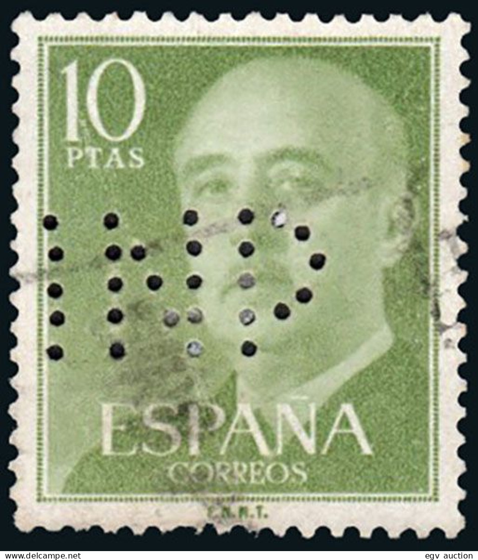 Madrid - Perforado - Edi O 1163 - "INP" (Instituto Nacional De Previsión) - Usados