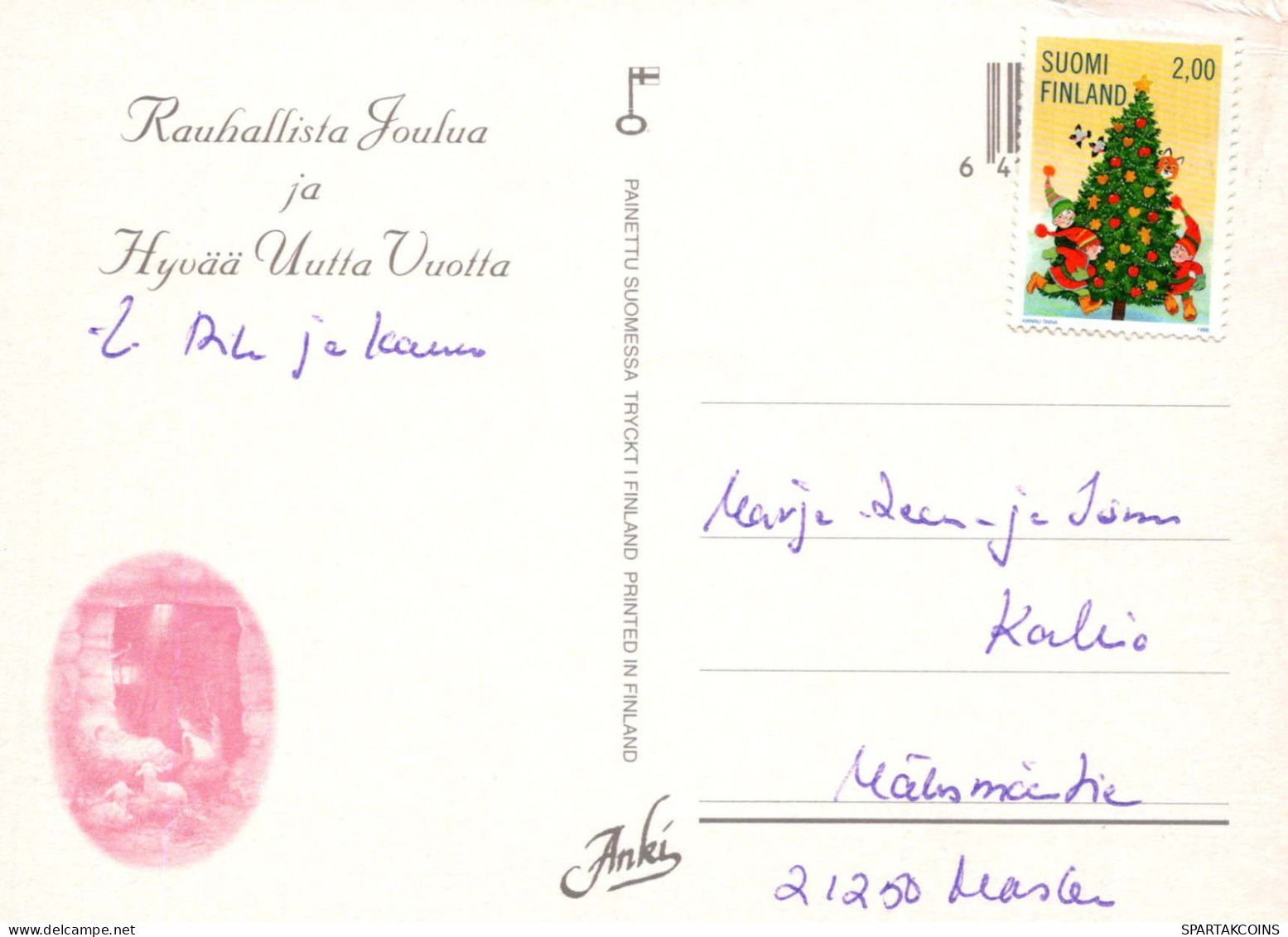 Virgen María Virgen Niño JESÚS Navidad Religión Vintage Tarjeta Postal CPSM #PBB902.ES - Vierge Marie & Madones