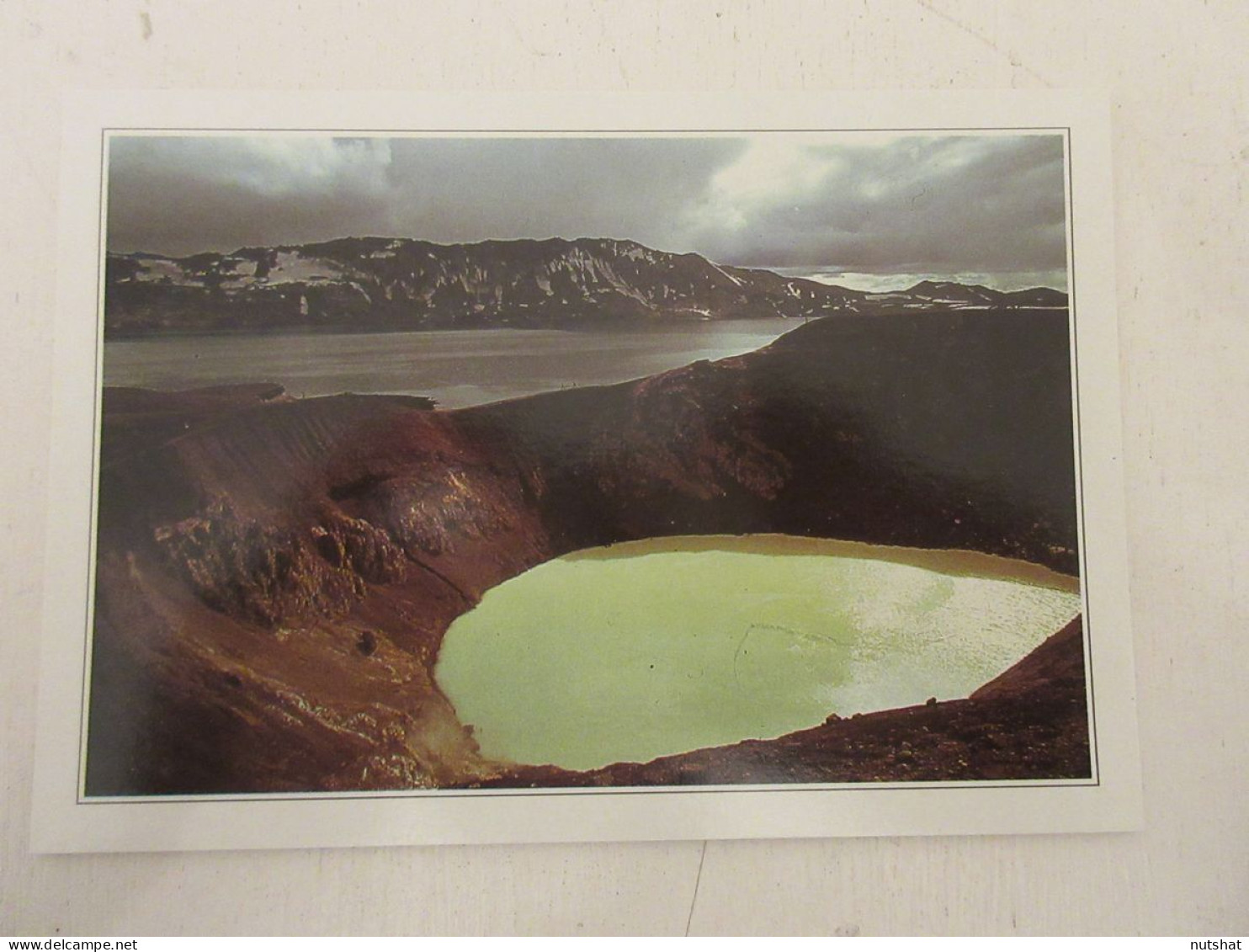 CP CARTE 01-D01 ISLANDE ASKJA 1500m Le CRATERE De L'ENFER  - Islande