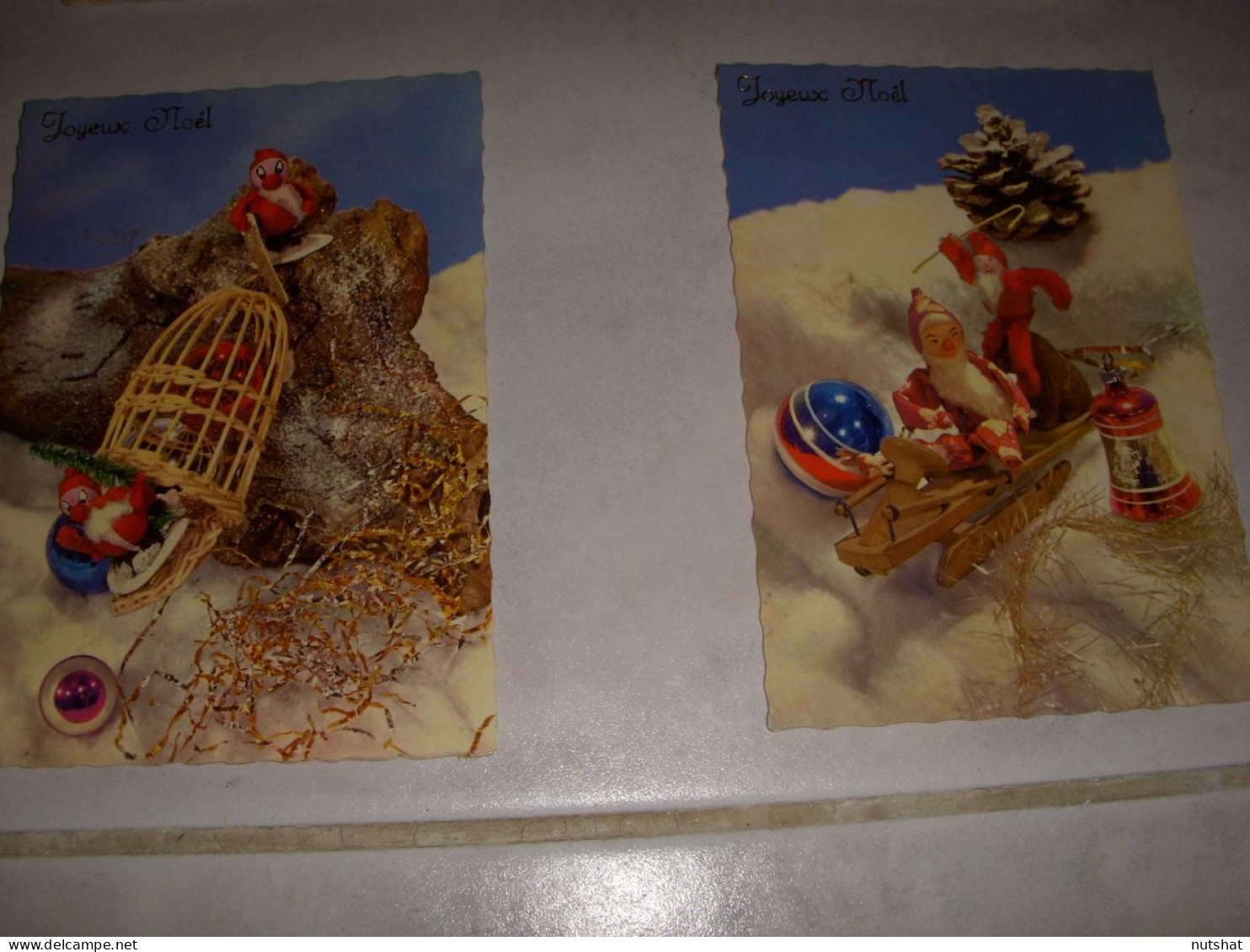 Lot De 4 CP CARTE POSTALE JOYEUX NOEL - Vierge - Sonstige & Ohne Zuordnung