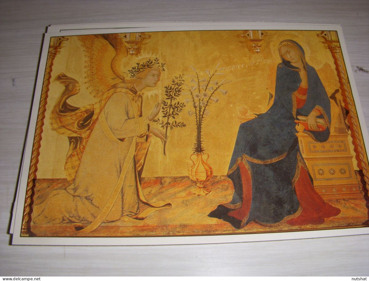 CP TABLEAU PEINTURE Simone Di MARTINI - L'ANNONCIATION - 1333 - Paintings