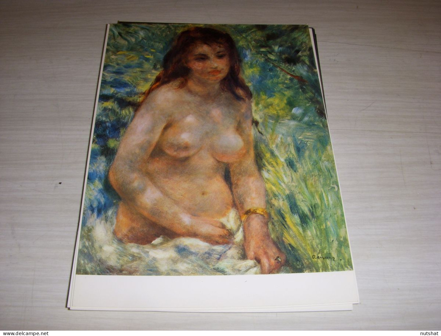 CP TABLEAU PEINTURE Auguste RENOIR - ETUDE : TORSE EFFET De SOLEIL - Paintings