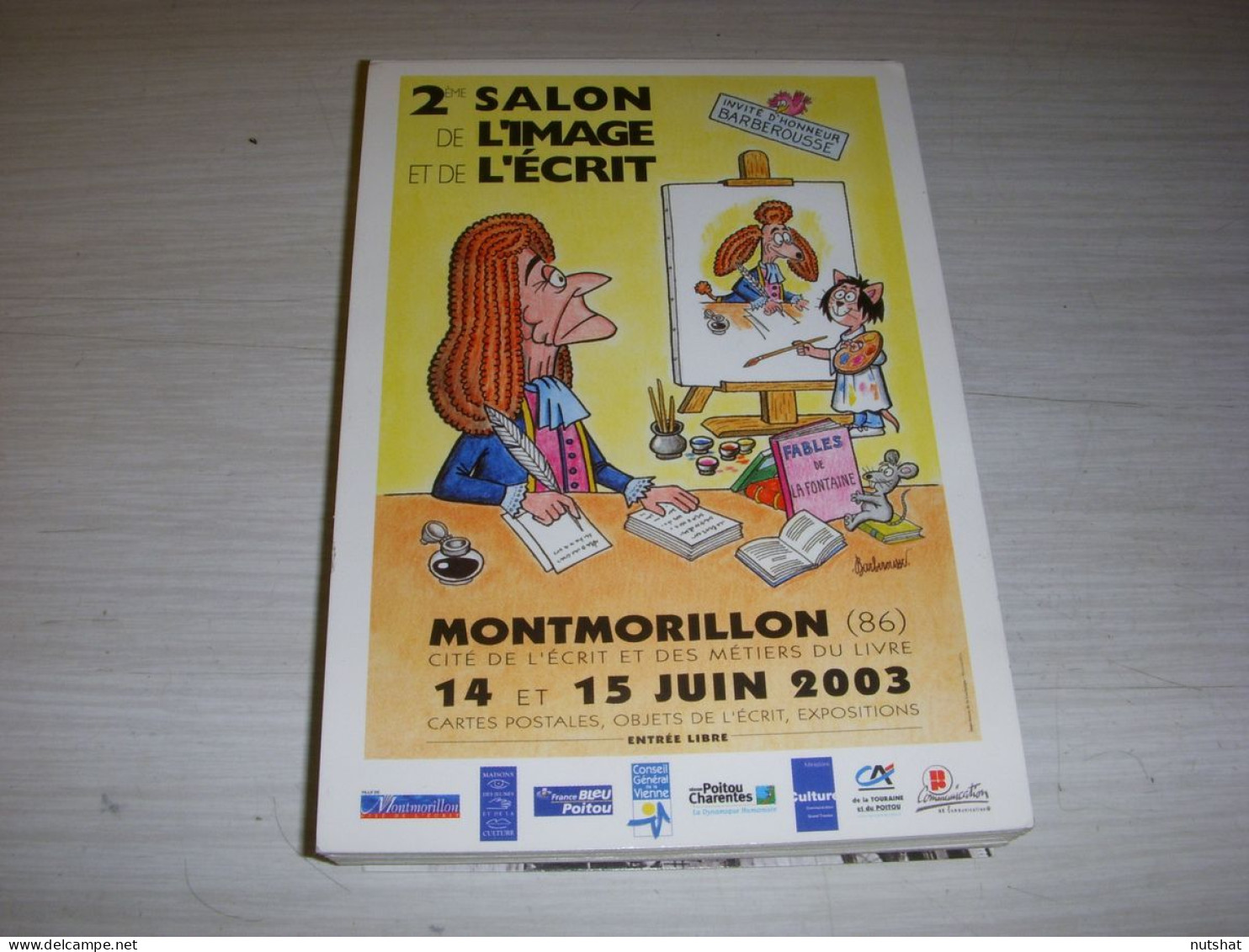 CP MONTMORILLON 2eme SALON De L'IMAGE Et De L'ECRIT JUIN 2003 REPRO AFFICHE - Fairy Tales, Popular Stories & Legends