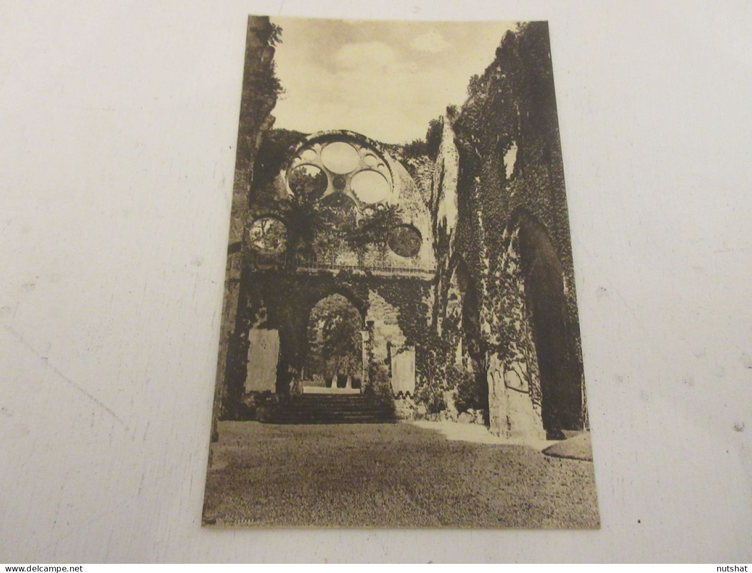 CP CARTE POSTALE YVELINES VAUX De CERNAY ABBAYE 07 La NEF La ROSE - Vierge - Vaux De Cernay