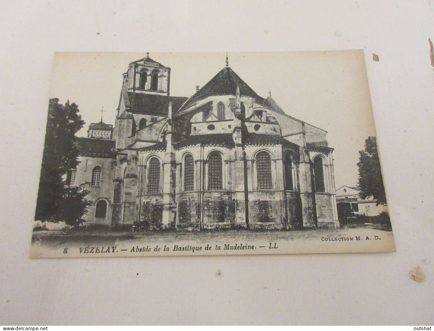 CP CARTE POSTALE YONNE VEZELAY BASILIQUE De La MADELEINE ABSIDE                  - Vezelay