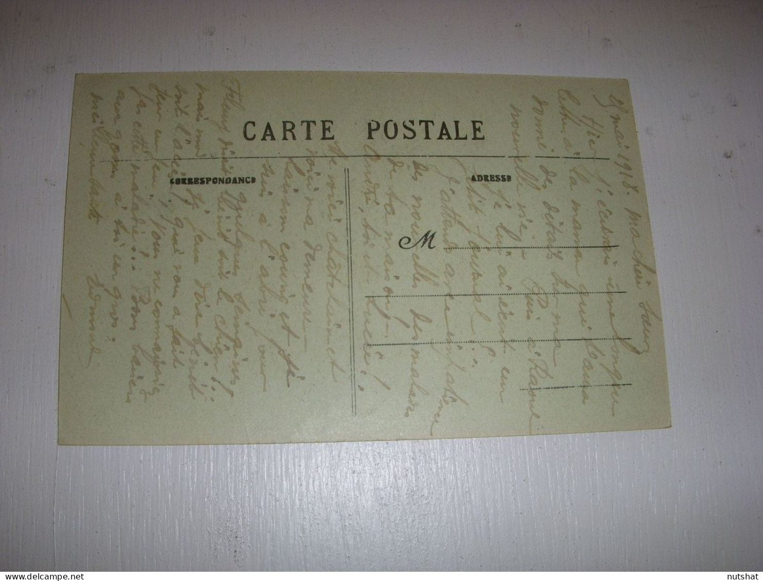 CP CARTE POSTALE VIENNE BEAUMONT CHATEAU De BAUDIMENT - Ecrite En 1918 - Other & Unclassified