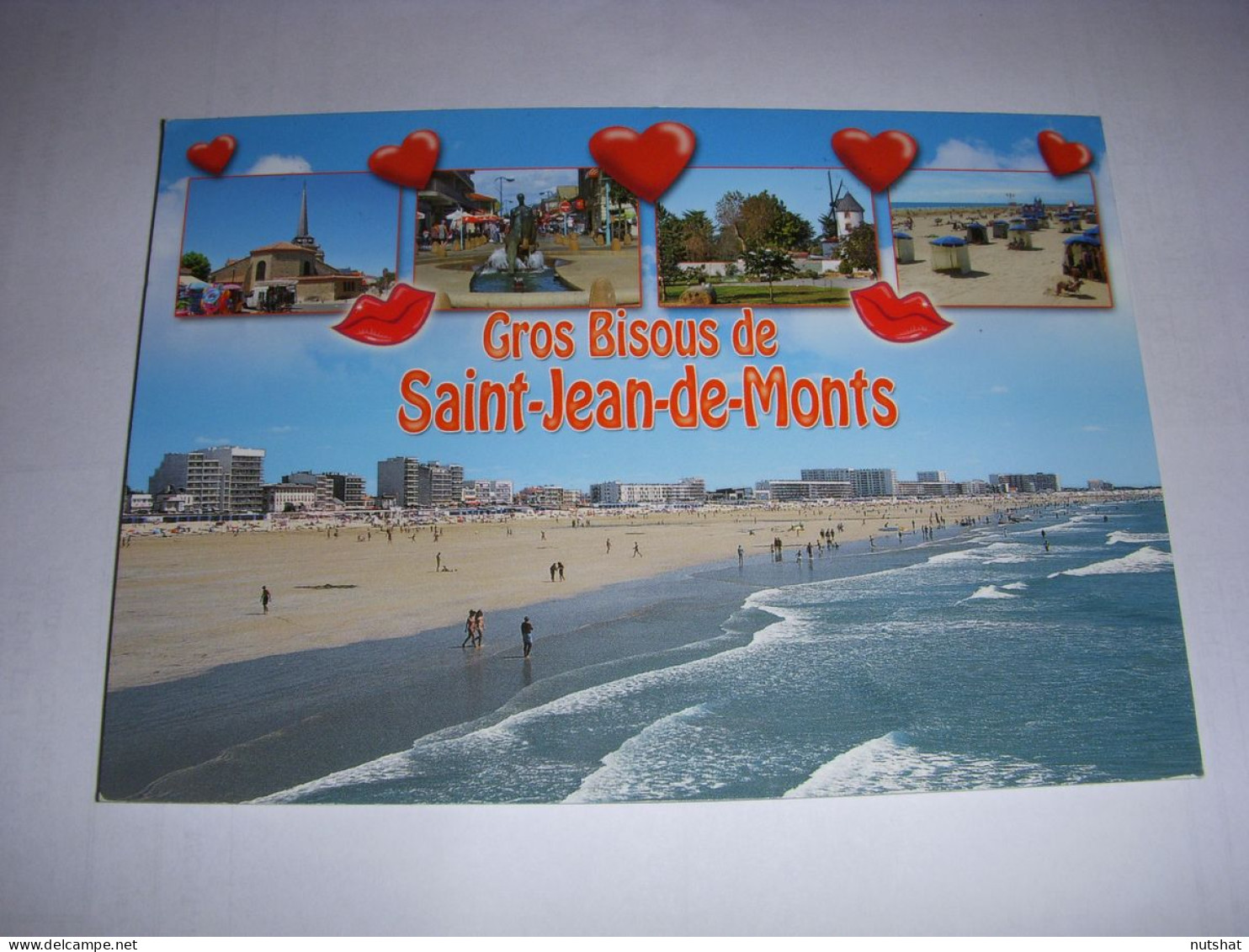 CP CARTE POSTALE VENDEE SAINT JEAN De MONTS VUES GENERALES - ECRITE En 2017 - Saint Jean De Monts