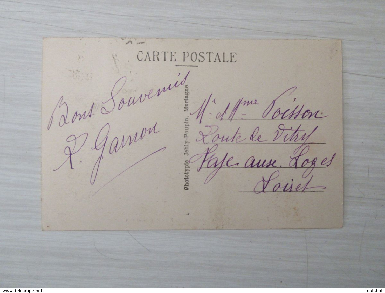 CP CARTE POSTALE VENDEE St GILLES CROIX De VIE La NOUVELLE GARE - ECRITE En 1937 - Saint Gilles Croix De Vie