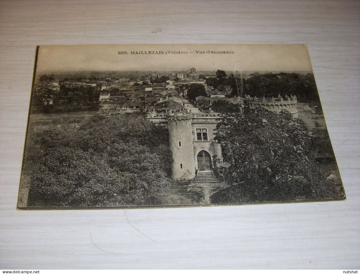 CP CARTE POSTALE VENDEE MAILLEZAIS VUE D'ENSEMBLE - ECRITE - Maillezais