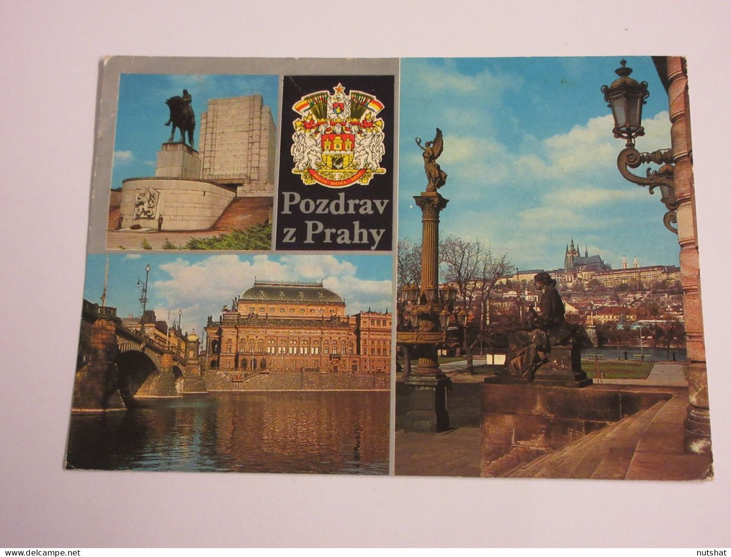 CP CARTE POSTALE TCHEQUIE PRAGUE VUES DIVERSES - Ecrite En 1982 - Tschechische Republik