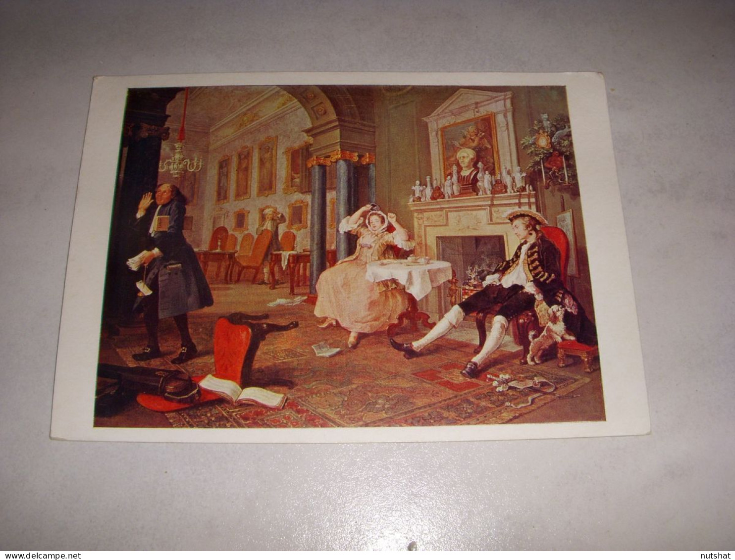 CP CARTE POSTALE TABLEAU William HOGARTH MARIAGE A La MODE - Vierge - Malerei & Gemälde