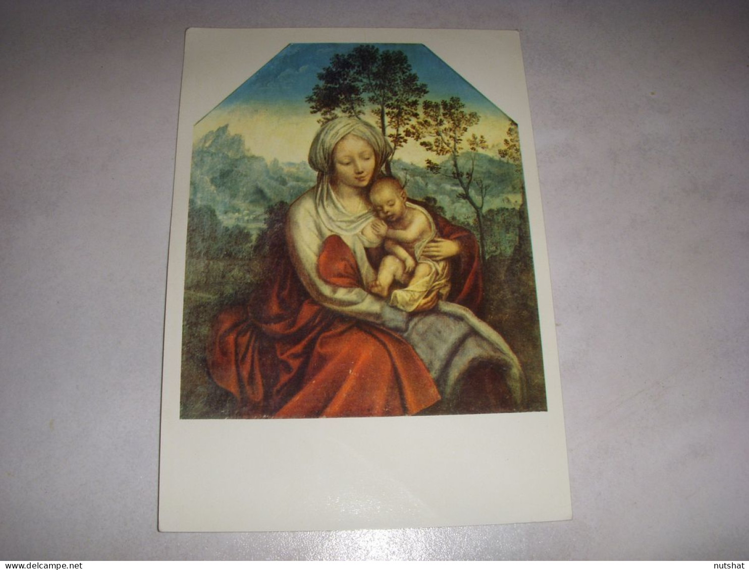 CP CARTE POSTALE TABLEAU Quentin METSYS La VIERGE Et L'ENFANT - Vierge          - Paintings