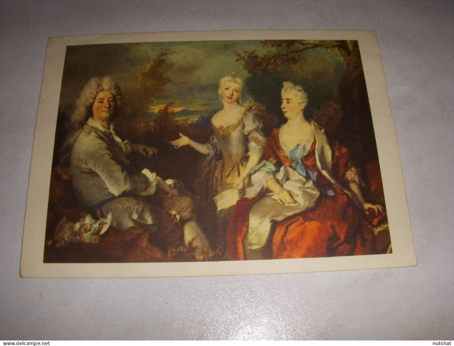 CP CARTE POSTALE TABLEAU Nicolas De LARGILLIERE PORTRAIT Du PEINTRE - Vierge    - Malerei & Gemälde