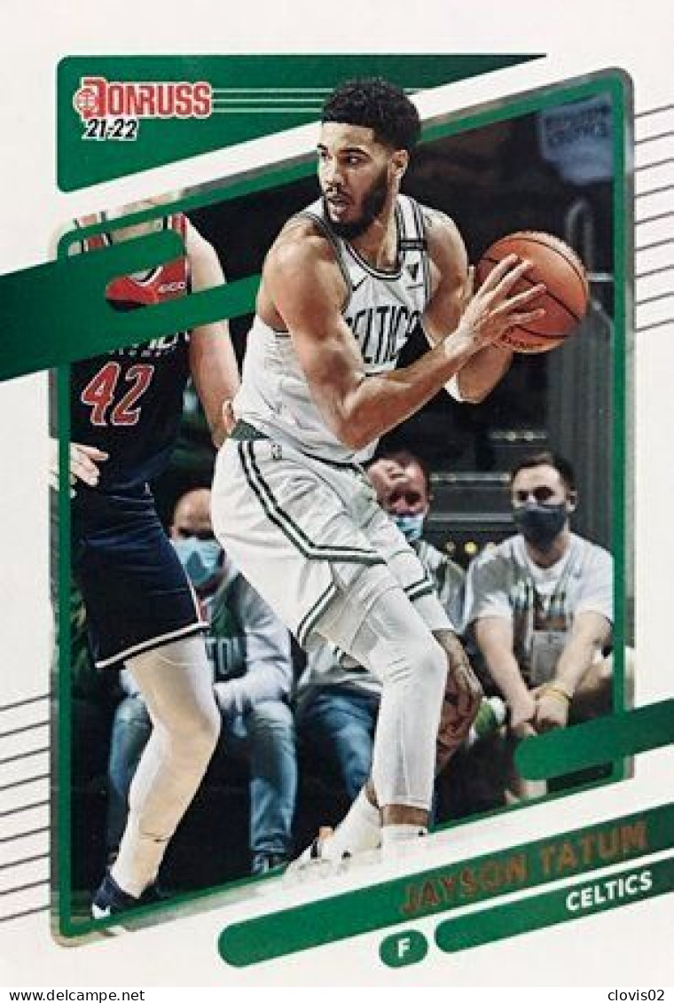 60 Jayson Tatum - Boston Celtics - Carte Panini NBA Donruss 2021-2022 - Andere & Zonder Classificatie