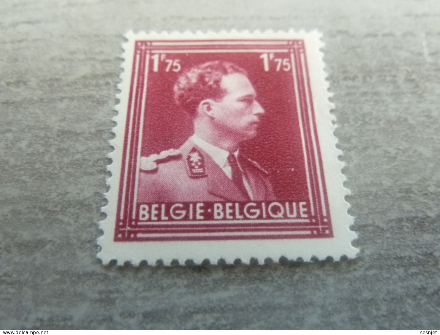 Belgique - Albert 1 - Val  1f.75 - Rose-Lilas - Non Oblitéré - Année 1945 - - Neufs