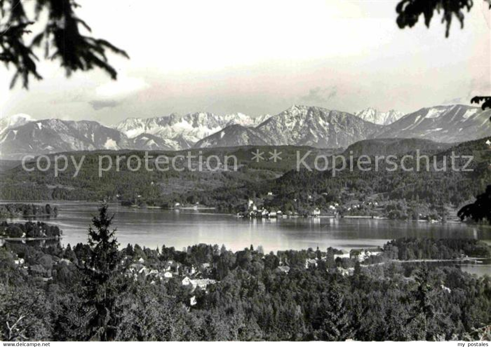 72719052 Woerthersee Blick Vom Windischberg Auf See Mit Karawanken Woerthersee - Autres & Non Classés