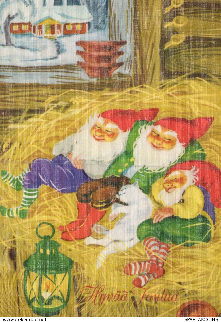 SANTA CLAUS CHRISTMAS Holidays Vintage Postcard CPSM #PAK988.GB - Santa Claus