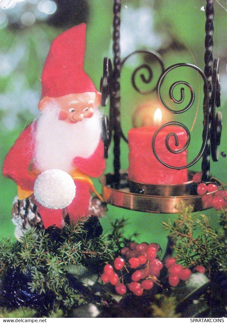 SANTA CLAUS CHRISTMAS Holidays Vintage Postcard CPSM #PAK017.GB - Santa Claus