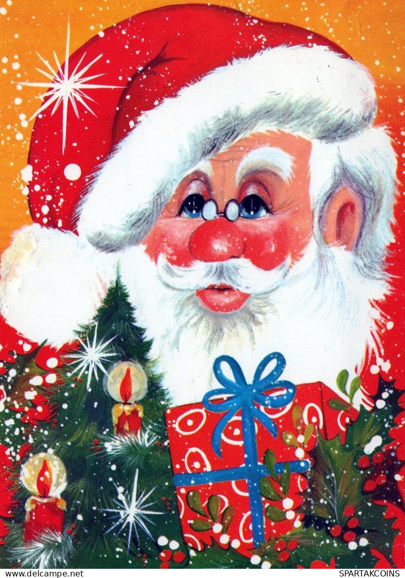 SANTA CLAUS CHRISTMAS Holidays Vintage Postcard CPSM #PAJ806.GB - Santa Claus