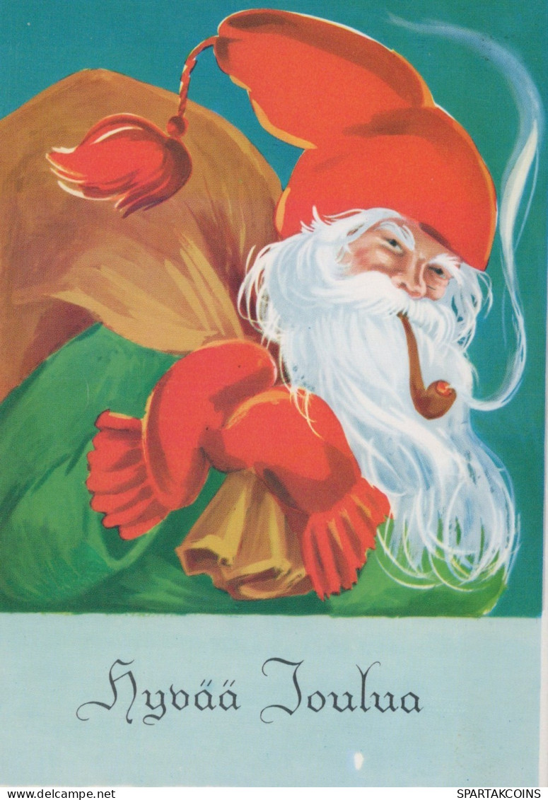 SANTA CLAUS CHRISTMAS Holidays Vintage Postcard CPSM #PAJ739.GB - Kerstman