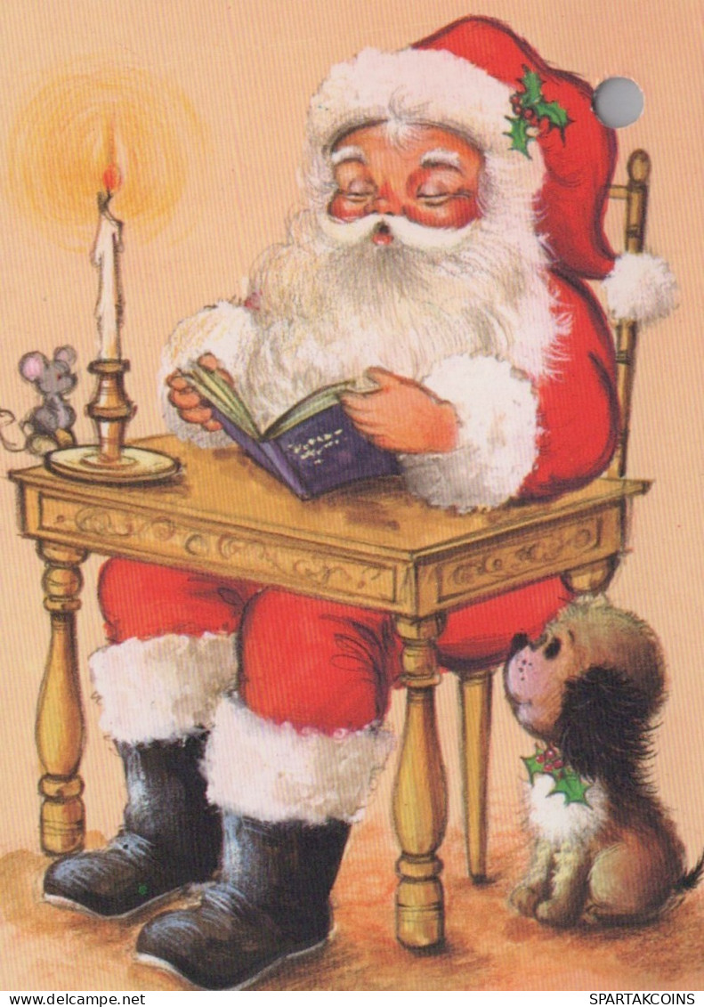 SANTA CLAUS CHRISTMAS Holidays Vintage Postcard CPSMPF #PAJ397.GB - Kerstman