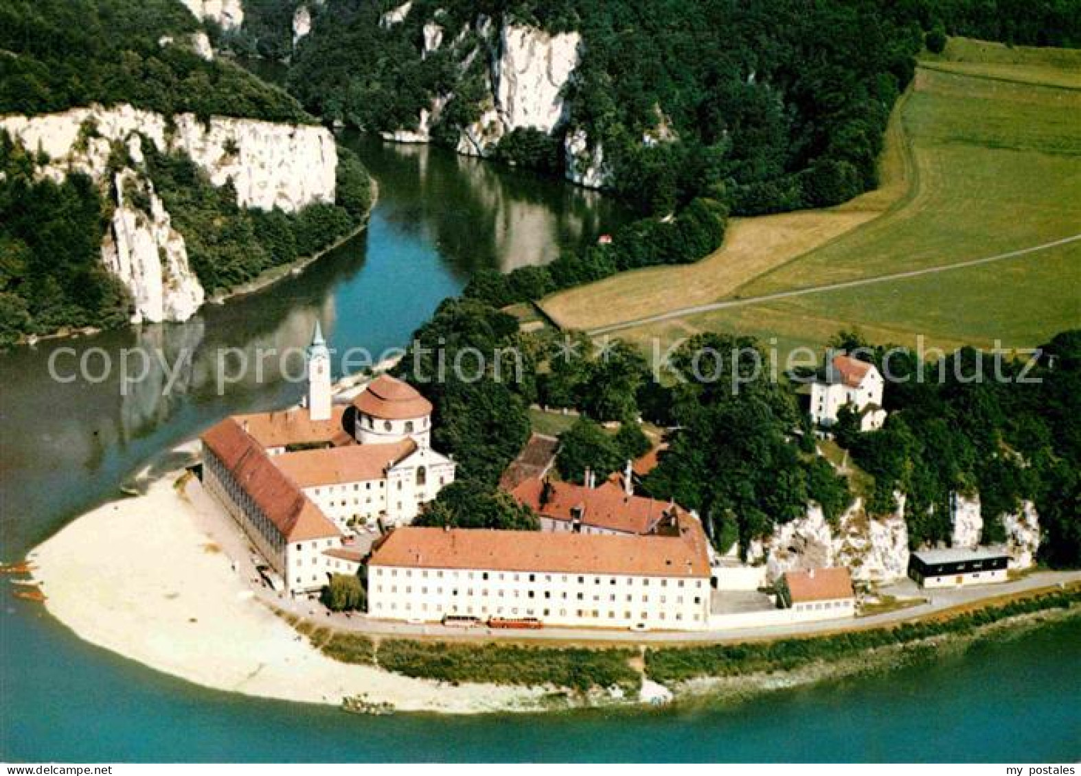 72719040 Kelheim Fliegeraufnahme Kloster Weltenburg Mit Donaudurchbruch Kelheim - Kelheim