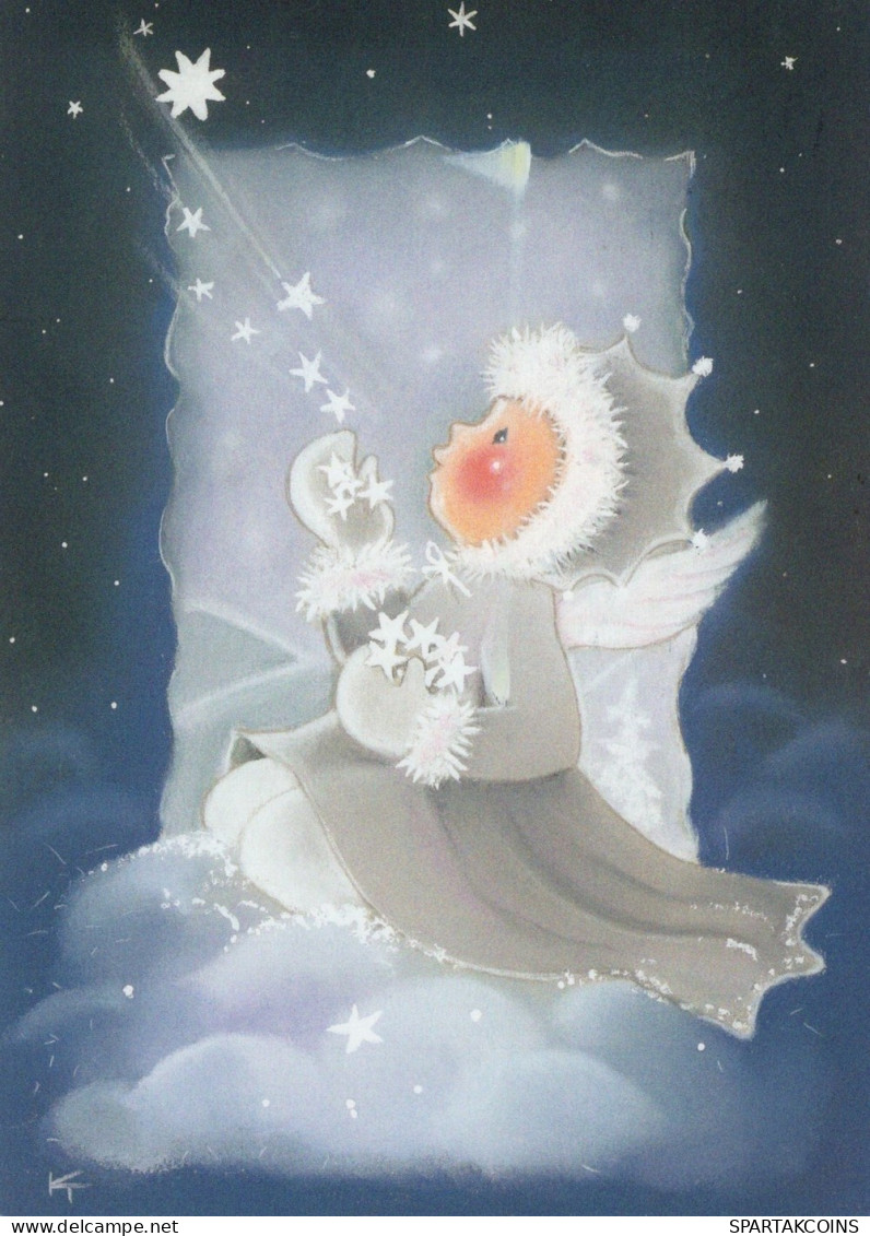 ANGEL CHRISTMAS Holidays Vintage Postcard CPSM #PAH456.GB - Engel