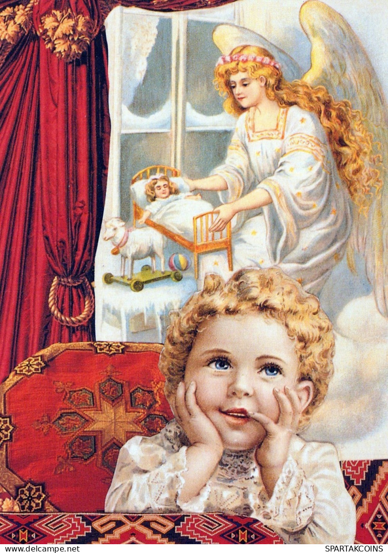 ANGEL CHRISTMAS Holidays Vintage Postcard CPSM #PAJ207.GB - Engel