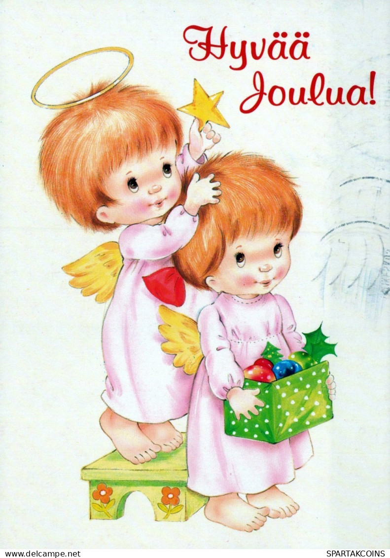 ANGEL CHRISTMAS Holidays Vintage Postcard CPSM #PAH949.GB - Engel