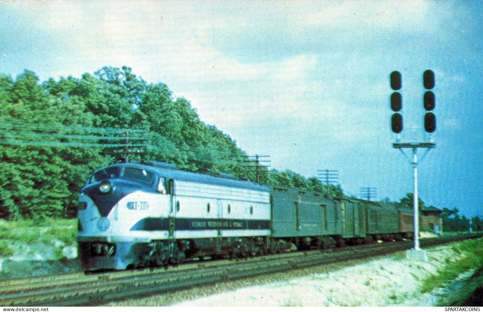 TRAIN RAILWAY Transport Vintage Postcard CPSMF #PAA618.GB - Treinen