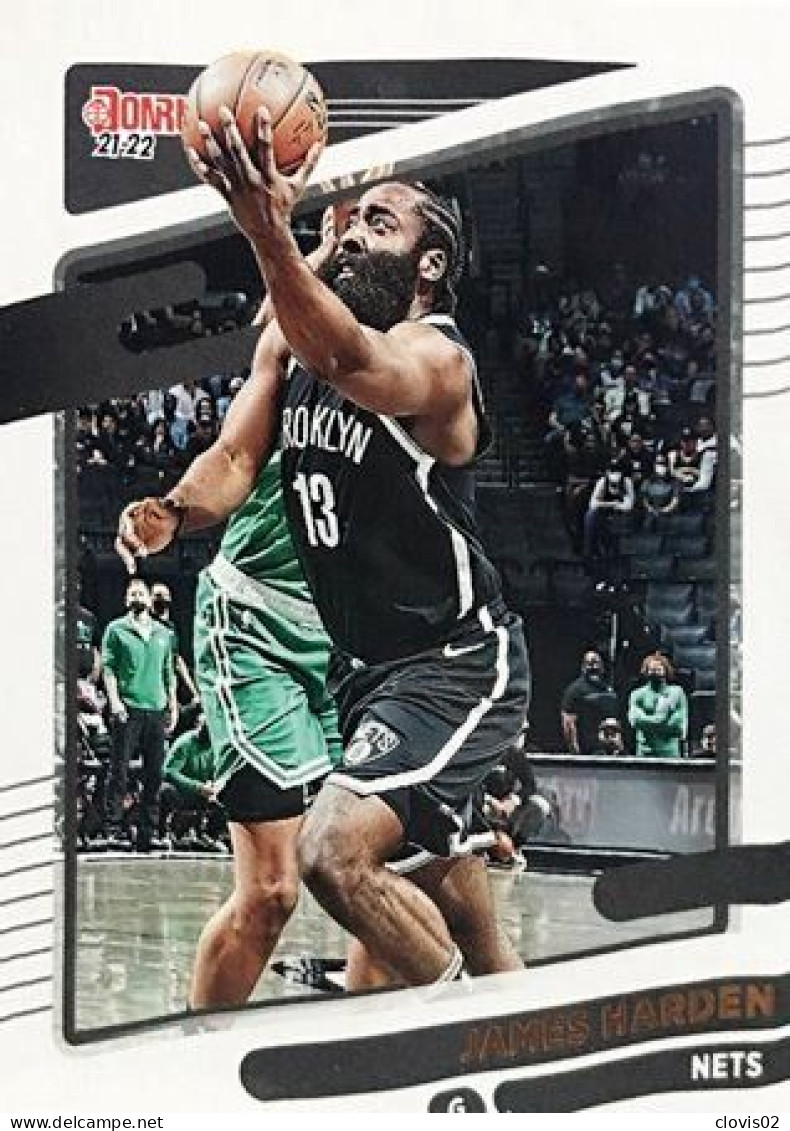 64 James Harden - Brooklyn Nets - Carte Panini NBA Donruss 2021-2022 - Sonstige & Ohne Zuordnung