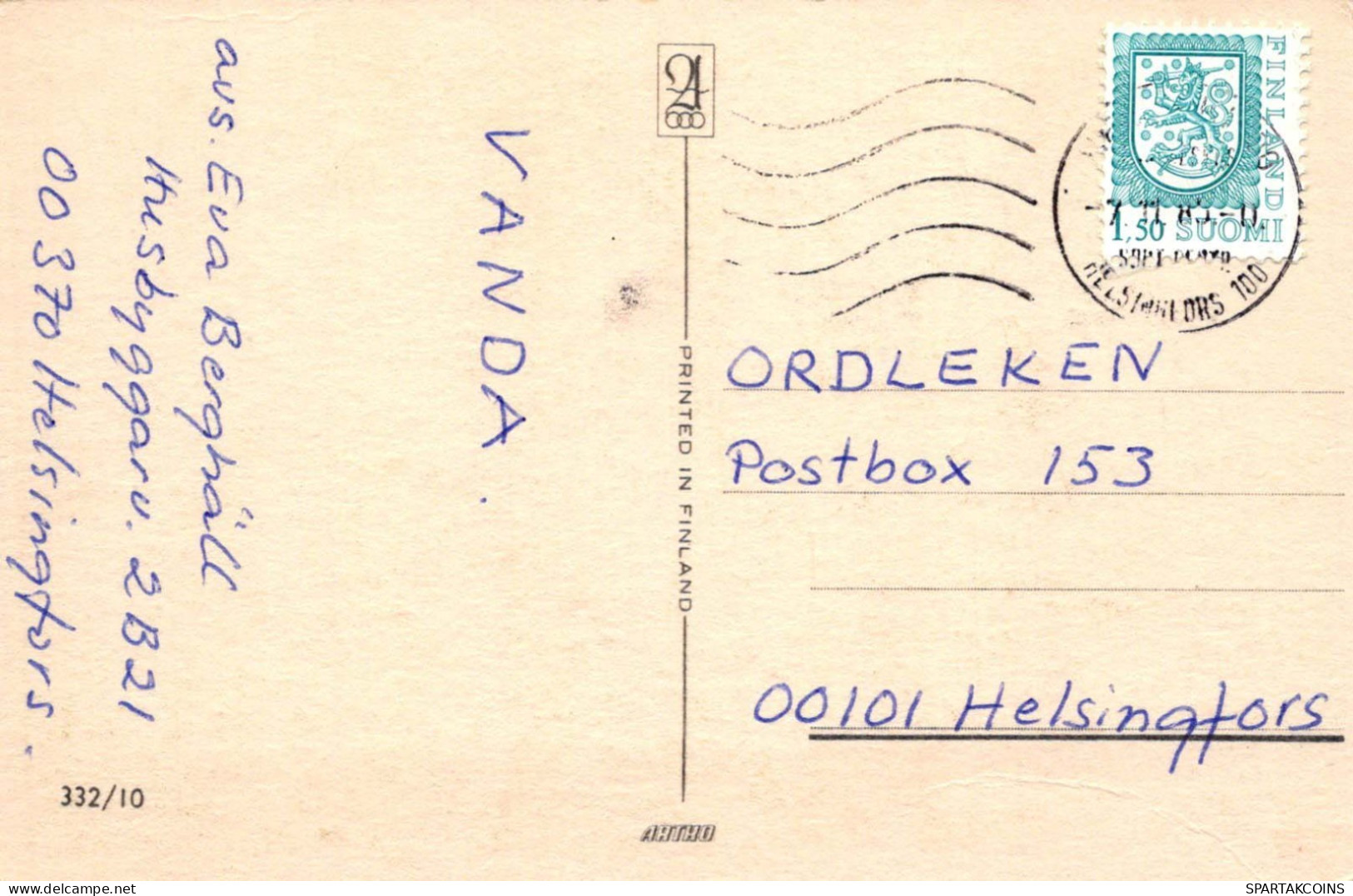 FLEURS Vintage Carte Postale CPA #PKE561.FR - Fiori