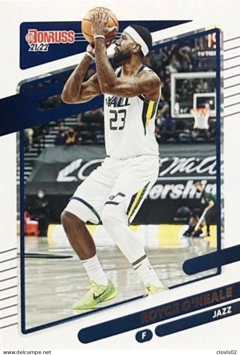 65 Royce O'Neale - Utah Jazz - Carte Panini NBA Donruss 2021-2022 - Sonstige & Ohne Zuordnung